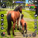Wild Horse Family Simulator icon