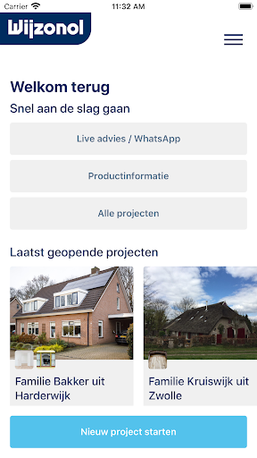 Android application Wijzonol Verftechnisch Advies screenshort