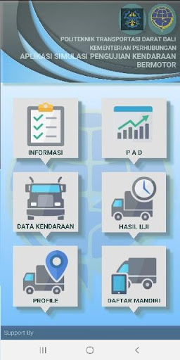 Android application SIMULASI ONLINE KIR POLTRADA B screenshort