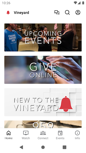 Android application Cape Vineyard screenshort