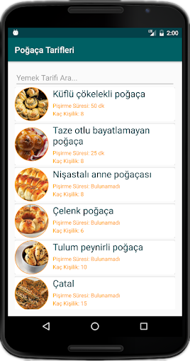 İnternetsiz Poğaça Tarifleri Screenshot 1 - AppWisp.com