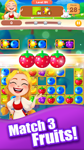 Captura de Pantalla 1 Fruit Punch - Puzzle Match 3 android