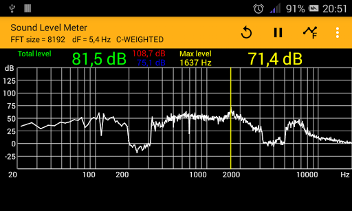 Sound Level Meter 1.4.8 screenshots 1