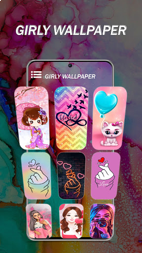 Android application Wallpapers For Girls - Girly screenshort