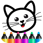Cover Image of Download Bini Drawing for Kids! Learning Games for Toddlers 3.2.0.2 APK