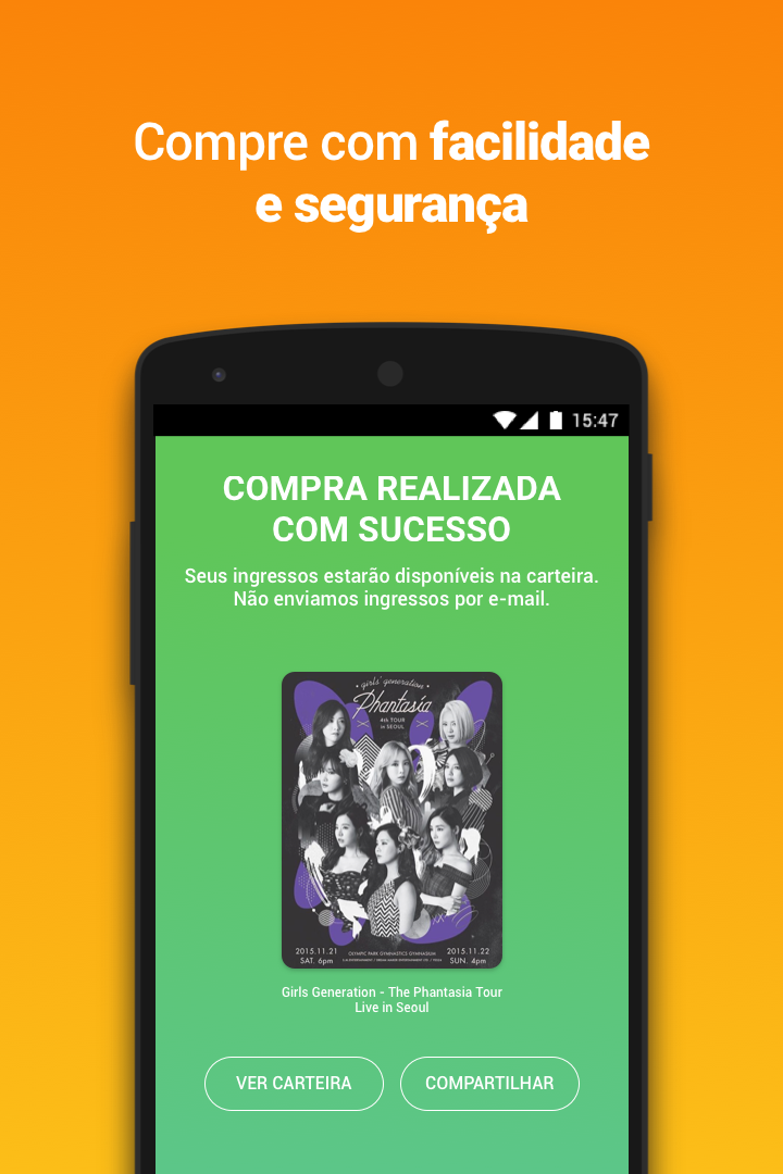 Android application Ingresse - Ingressos e Eventos screenshort