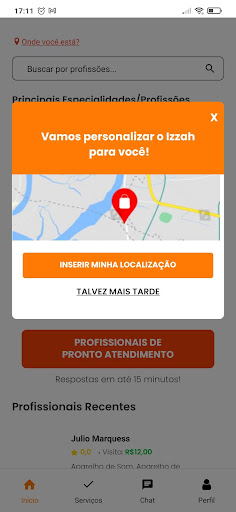 Izzah Serviços Screen 2