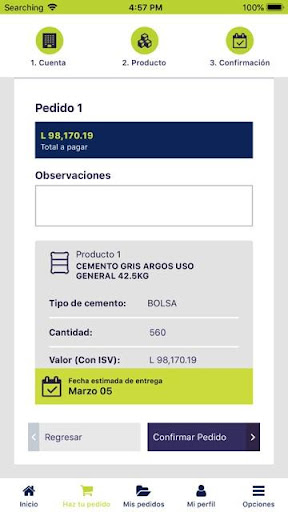 Argos ONE Honduras Screen 2