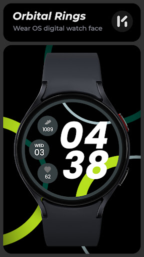 Orbital Rings Watch Face screenshot 6