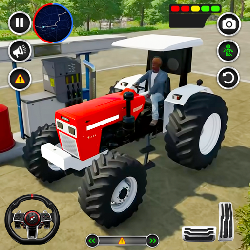 US Farming Tractor Driver Game