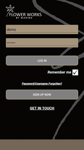 Android application Flower Works By Marina screenshort