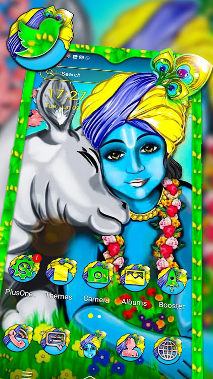 Lord Krishna Theme Launcher - 1.1.4 - (Android)