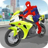 Superhero Stunts Bike Racing icon