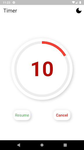 Timer App Screen 2