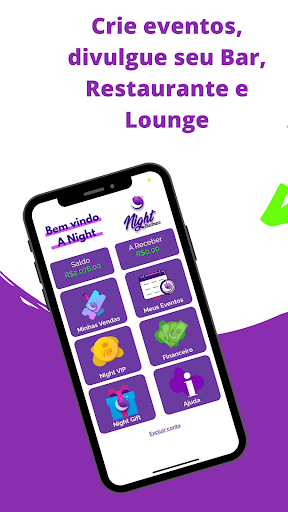 Android application Night Business screenshort
