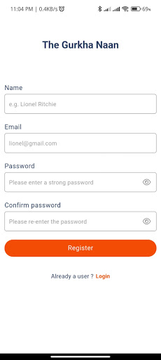 App screenshot