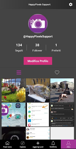 HappyPixels - social photo Screen 3