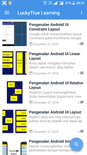 Luckytrue Learning: Informatio Screen 2