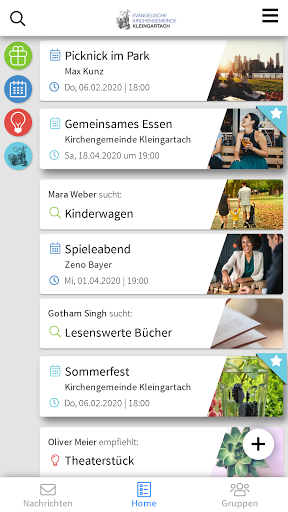 Android application Kirchengemeinde Kleingartach screenshort