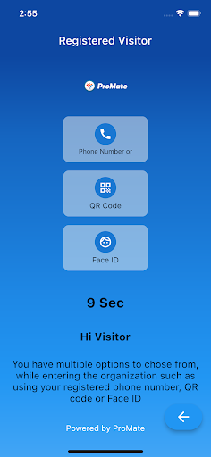 ProMate Terminal Screen 3