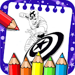 Cover Image of Download Little Hero Coloring Book  APK