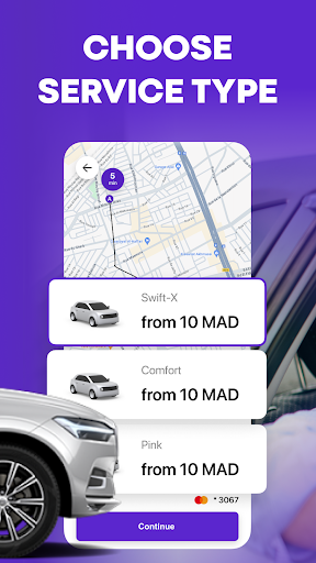 Swift App: Taxi Morocco, 24/7 Screen 2