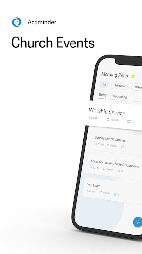 Android application Actiminder: Church Events screenshort
