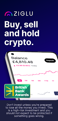 Android application Ziglu. Money, done differently screenshort