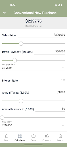 Davidson Homes Mortgage Screen 3