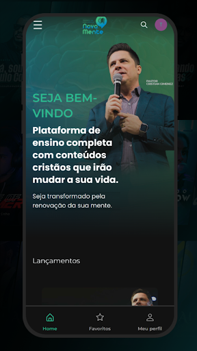 Android application Nova Mente screenshort