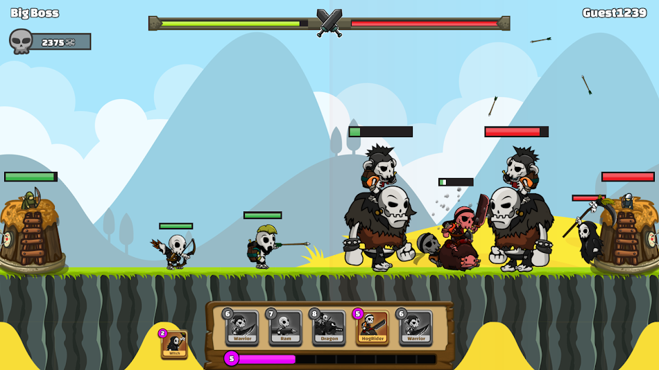 #4. Clash of Skulls (Android) By: BeedoGames