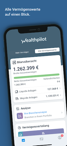 Android application wealthpilot screenshort