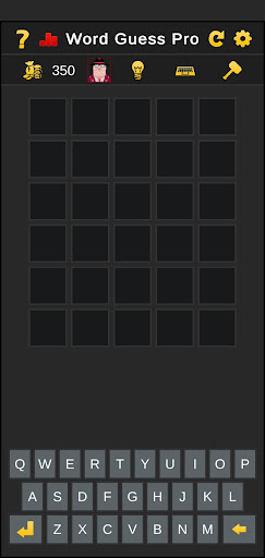 Android application Word Guess Pro screenshort