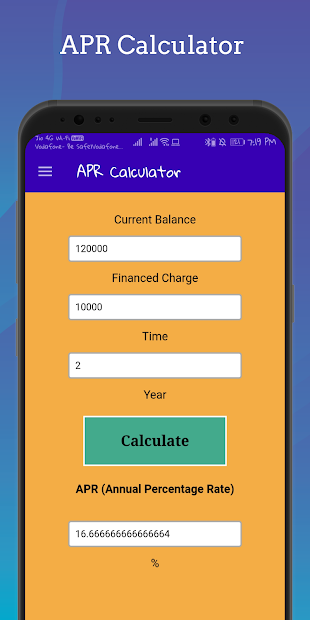 Screenshot 8 APR Calculator android