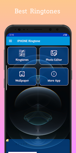 Android application Ringtone for Iphone & Wallpape screenshort