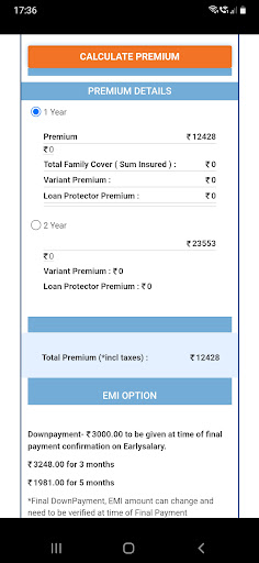 NBHI Banca - InstaInsure Screen 3