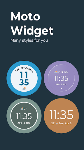 Screenshot of Moto Widget