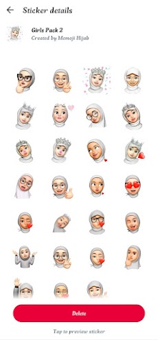 Hijab Memoji Stickersのおすすめ画像5
