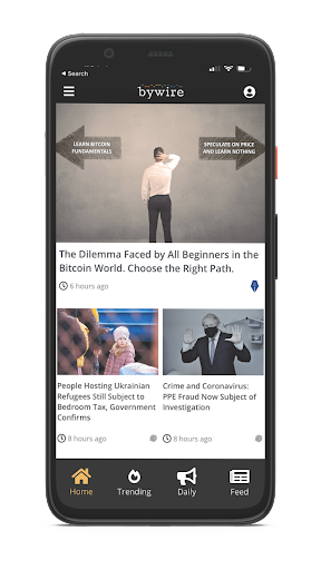 Android application Bywire News screenshort