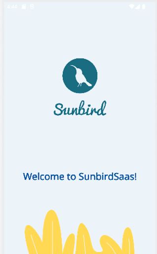 Android application Sunbird Saas screenshort