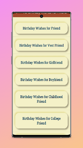 Birthday Wishes for Friend Screen 3