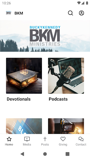 Android application Bucky Kennedy Ministries screenshort