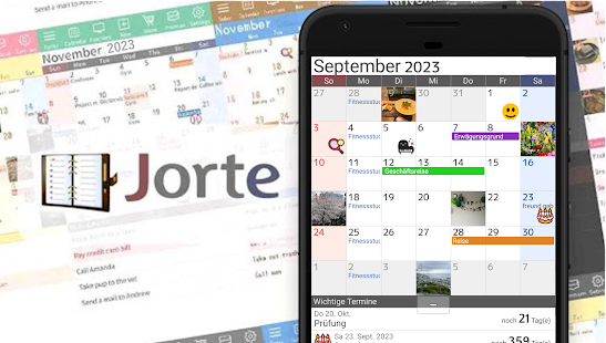 Jorte Kalender & Organizer Screenshot