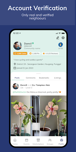 NextBlock: Connecting Estates Screen 3