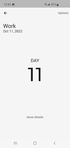Hari Counter - Day Counter Screen 3