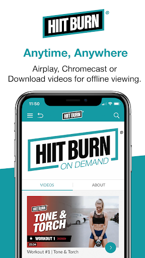 Screenshot of HIITBURN: Workouts From Home