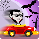 Mr-Bean's Halloween:Car Racing icon
