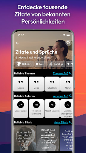 A-Z Zitat des Tages Screen 3