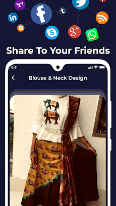 Neck designs kurti sleeves blouse collar suitsのおすすめ画像4
