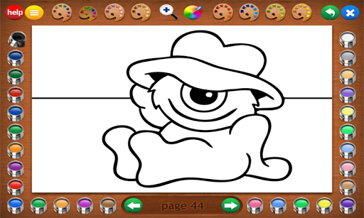 Coloring Book 9: Little Monste